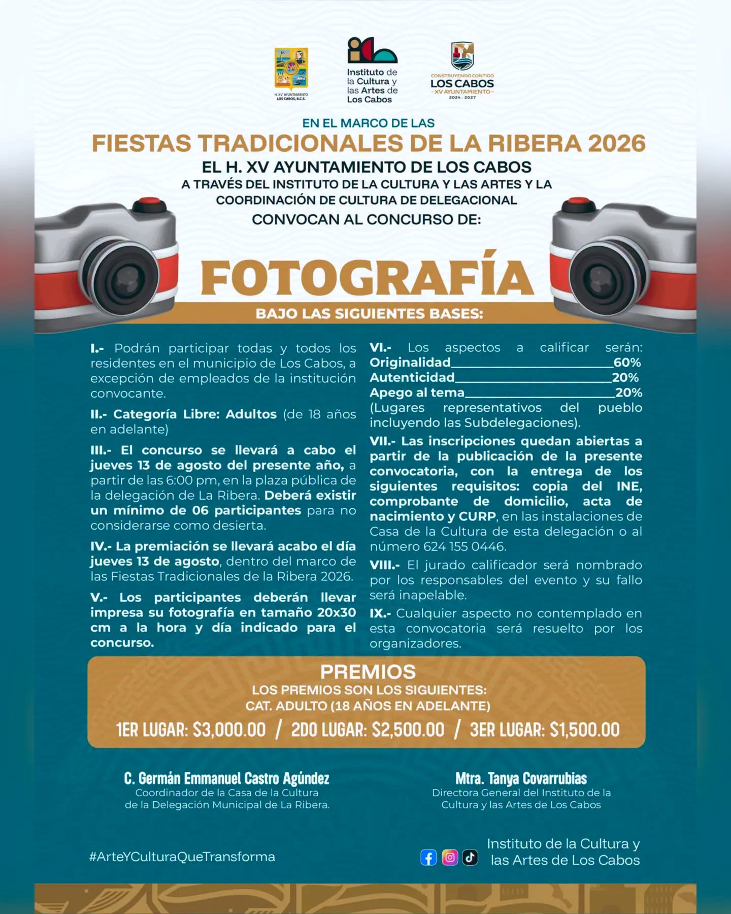 CONCURSOS FIESTAS TRADICIONALES LA RIBERA 2026 2